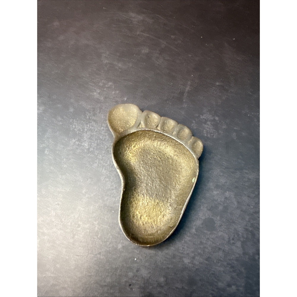 Brass Foot Trinket Tray 3 1/3"‎